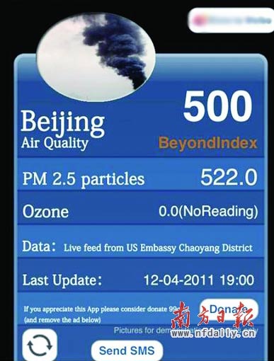 美帝的标准不符合中国实际！PM2.5第二次“爆表”
