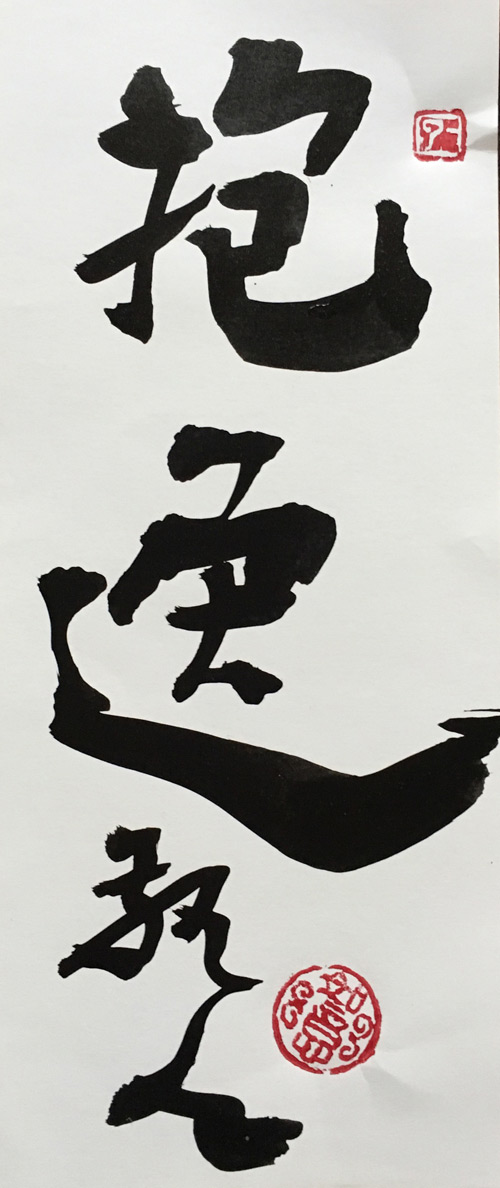 丁祖敏禅意书画选《抱逸》